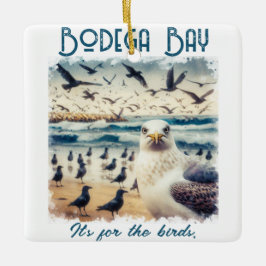 Ornamento De Cerâmica Bodega Bay California Souvenir Gift