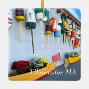 Ornamento De Cerâmica Boias de lagosta num edifício em MÃES de Glouceste