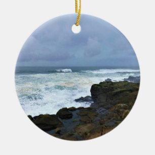 Ornamento De Cerâmica Boiler Bay State Wayside, Depoe Bay, Oregon