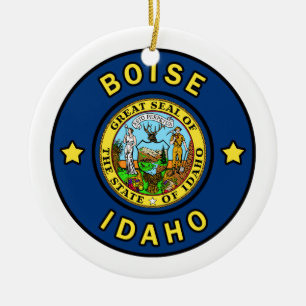 Ornamento De Cerâmica Boise Idaho