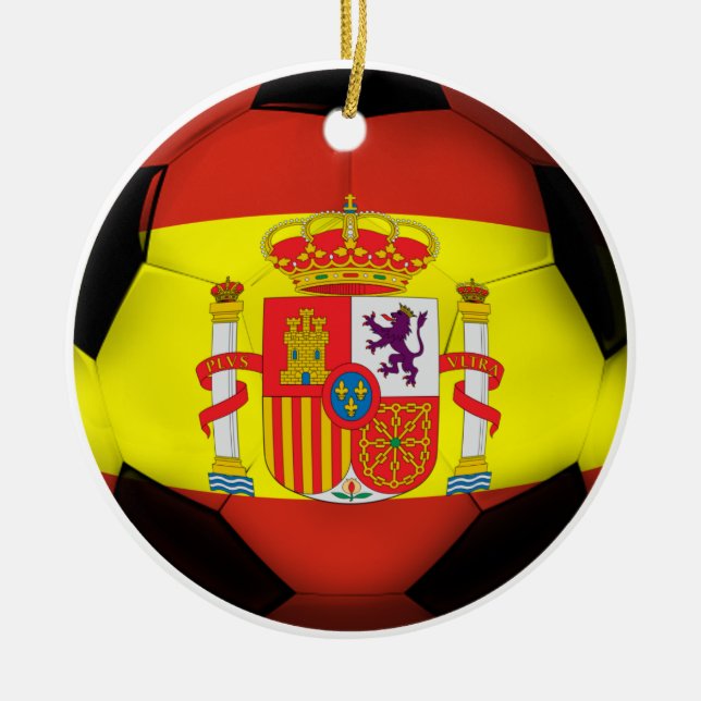 Ornamento De Cerâmica Bola de espanha (Frente)
