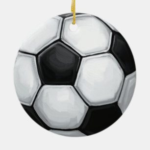 Ornamento De Cerâmica Bola de futebol