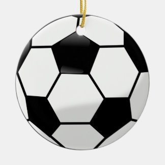 Ornamento De Cerâmica Bola de futebol