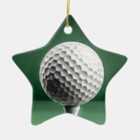 Bola de Golfe na Decoração Tee Cerâmica