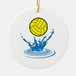 Ornamento De Cerâmica Bola de pólo aquático