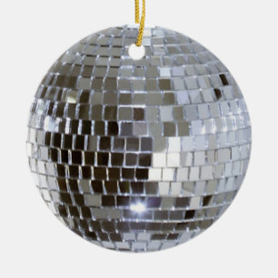 Ornamento De Cerâmica Bola espelhada 1 do disco