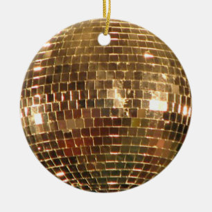 Ornamento De Cerâmica Bola espelhada 2 do disco