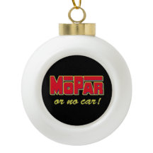 Mopar - Enfeites de natal de esferas cerâmicas Mus