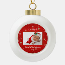 O primeiro coração vermelho de fotografia de Natal