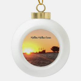 Ornamento De Cerâmica Bola Pirate Soul