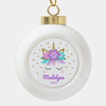 Unicorn Flores Roxas Stars Nome Personalizado