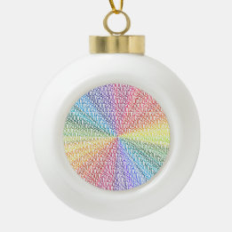 Ornamento De Cerâmica Bola Vá Alma!