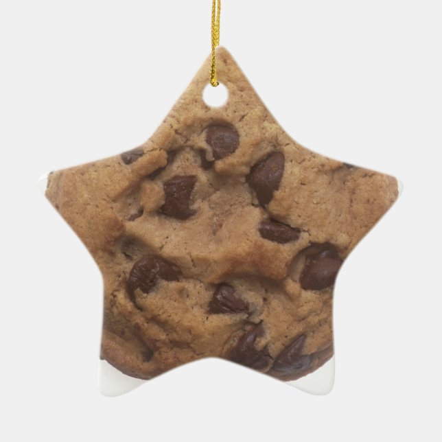 Ornamento De Cerâmica bolacha-com-chocolate- (Frente)