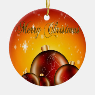 Ornamento De Cerâmica Bolas de Natal