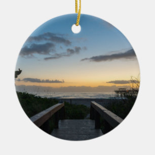 Ornamento De Cerâmica Bom dia 2017