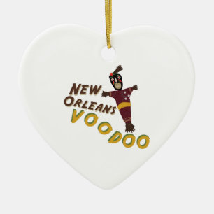 Ornamento De Cerâmica Boneca do Voodoo do nanowatt Orleans