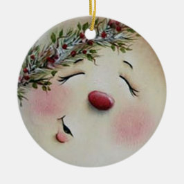 Ornamento De Cerâmica Boneco de neve