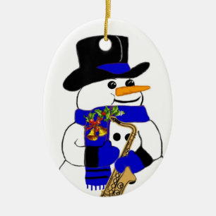 Ornamento De Cerâmica Boneco de neve #7