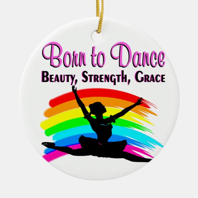 ORNAMENTO DE CERÂMICA BONITO DANÇADOR (Frente)