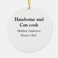Bonito e pode cozinhar adicionar nome master chef
