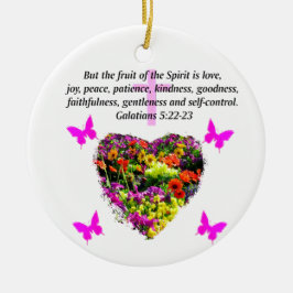 ORNAMENTO DE CERÂMICA BONITO FRUTAS FLORAIS GALÁCIAS DO ESPÍRITO