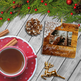 Ornamento De Cerâmica Bonito Lace E Madeira De Cabina Rústica Parecem Fo