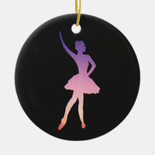 Ornamento De Cerâmica Bonito presente de bailarina para balé