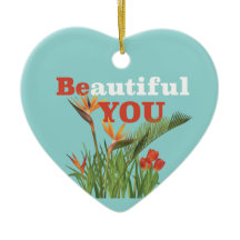 Bonito Seja Você Monograma Laranja Garden Floral