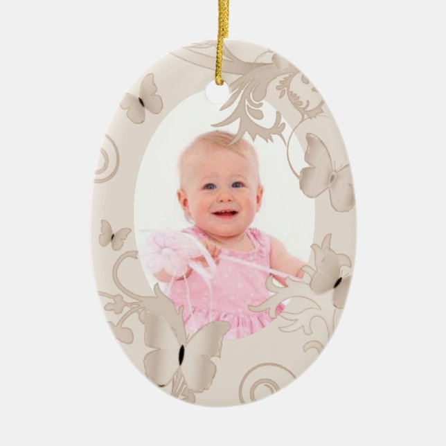 Ornamento De Cerâmica Borboletas (Frente)