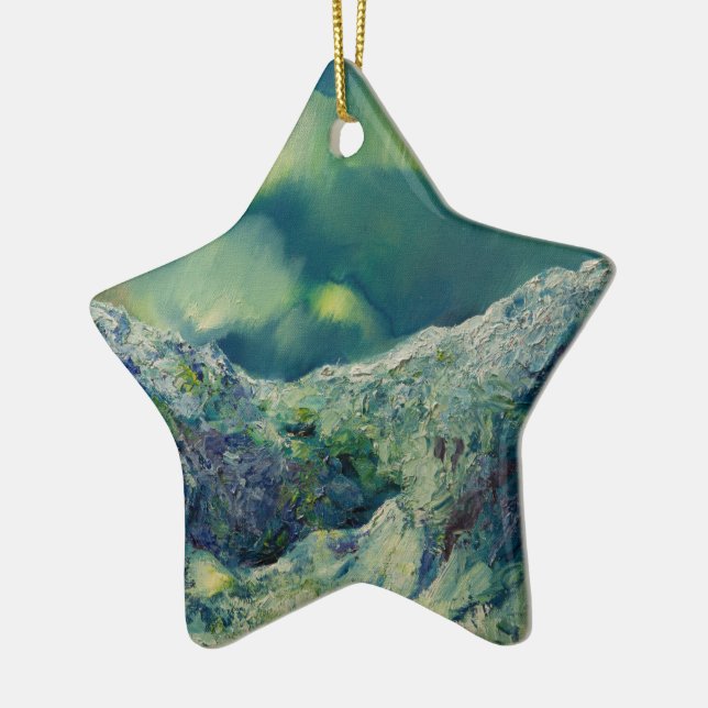Ornamento De Cerâmica Borealis Dance (Esquerda)