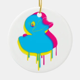 Ornamento De Cerâmica Borracha de borracha do pop art dos grafites do