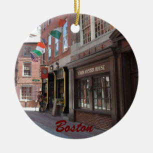 Ornamento De Cerâmica Boston