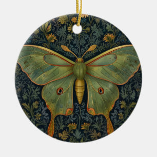 Ornamento De Cerâmica Botânica do cavalo Elegante retro boho Luna