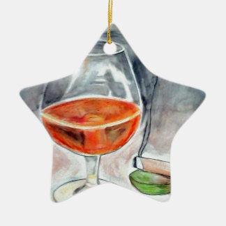 Ornamento De Cerâmica Bourbon e Smoke