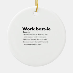 Ornamento De Cerâmica Boxy de Bestie de Trabalho
