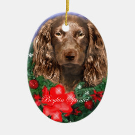 Ornamento De Cerâmica Boykin Spaniel Ornament de presentes de Natal