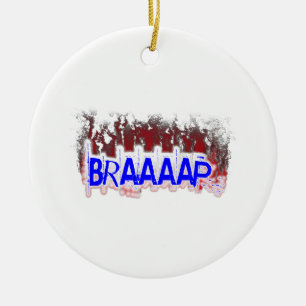Ornamento De Cerâmica Braaaap