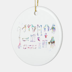 Ornamento De Cerâmica Braço, incluindo o ombro e a mão