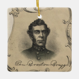 Ornamento De Cerâmica Braxton Bragg