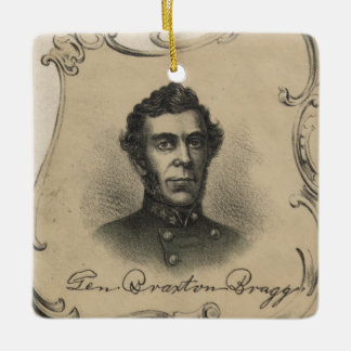 Ornamento De Cerâmica Braxton Bragg