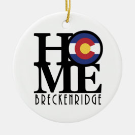 Ornamento De Cerâmica Breckenridge HOME CO