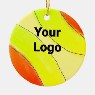 Ornamento De Cerâmica brilho roxo simples e personalizado adicionar seu 