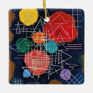 Ornamento De Cerâmica Brilho velado, abstrato de arte de Kandinsky,