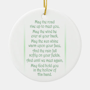 Ornamento De Cerâmica Brinde Irlandês