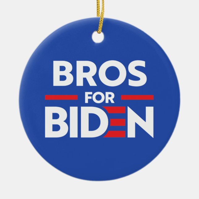 ORNAMENTO DE CERÂMICA BROS PARA JOE BIDEN (Frente)
