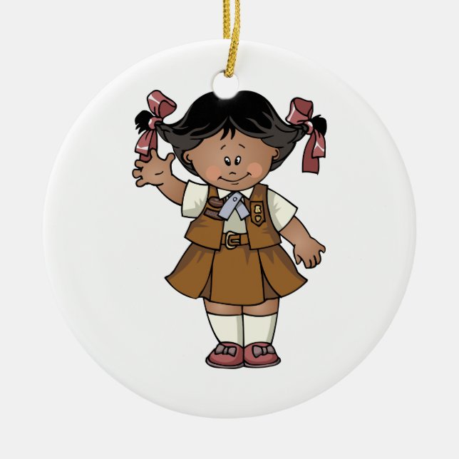 Ornamento De Cerâmica Brownies (Frente)