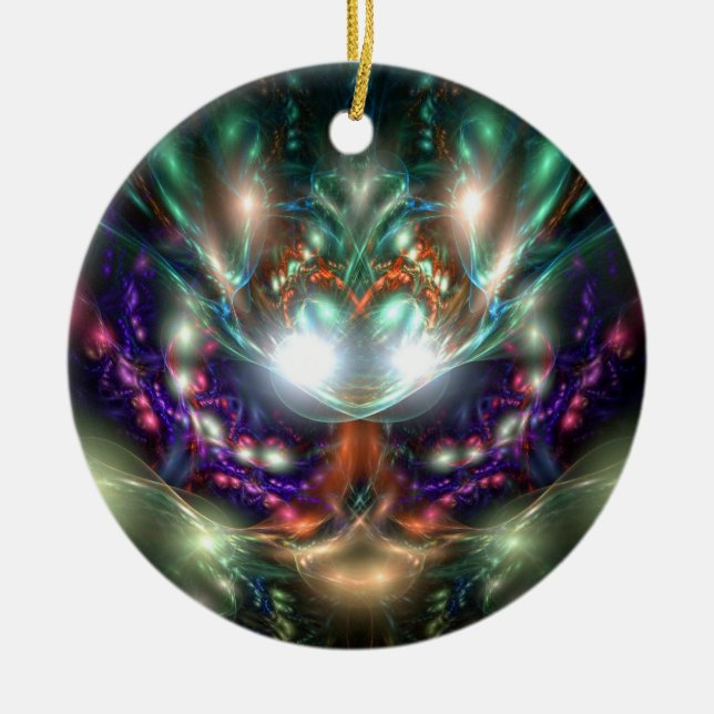 Ornamento De Cerâmica Bruxa do mar (Frente)