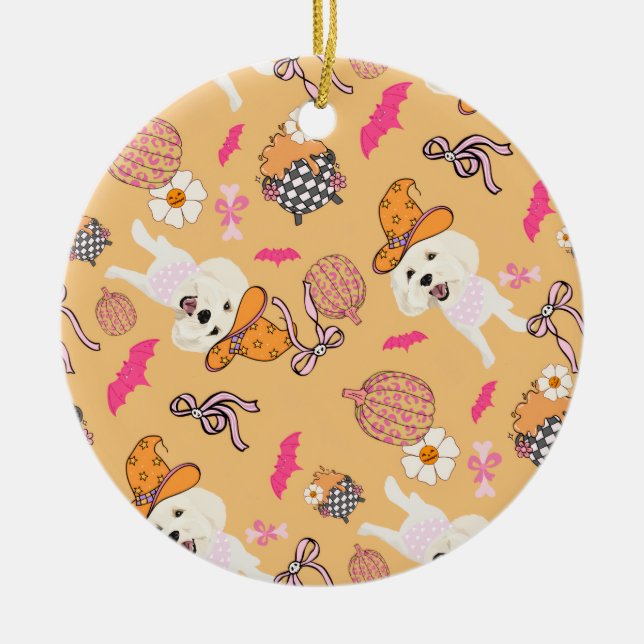 Ornamento De Cerâmica Bruxas de Summerentre e (Frente)