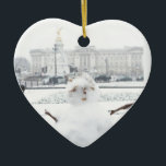 Ornamento De Cerâmica Buckingham Palace Snowman London<br><div class="desc">Por conseguinte,  os nossos produtos serão de excelente qualidade para que possam usufruir durante anos. Esperamos que encontre algo para tesourar durante sua visita. Novos produtos são adicionados semanalmente.</div>