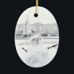 Ornamento De Cerâmica Buckingham Palace Snowman London<br><div class="desc">Por conseguinte,  os nossos produtos serão de excelente qualidade para que possam usufruir durante anos. Esperamos que encontre algo para tesourar durante sua visita. Novos produtos são adicionados semanalmente.</div>